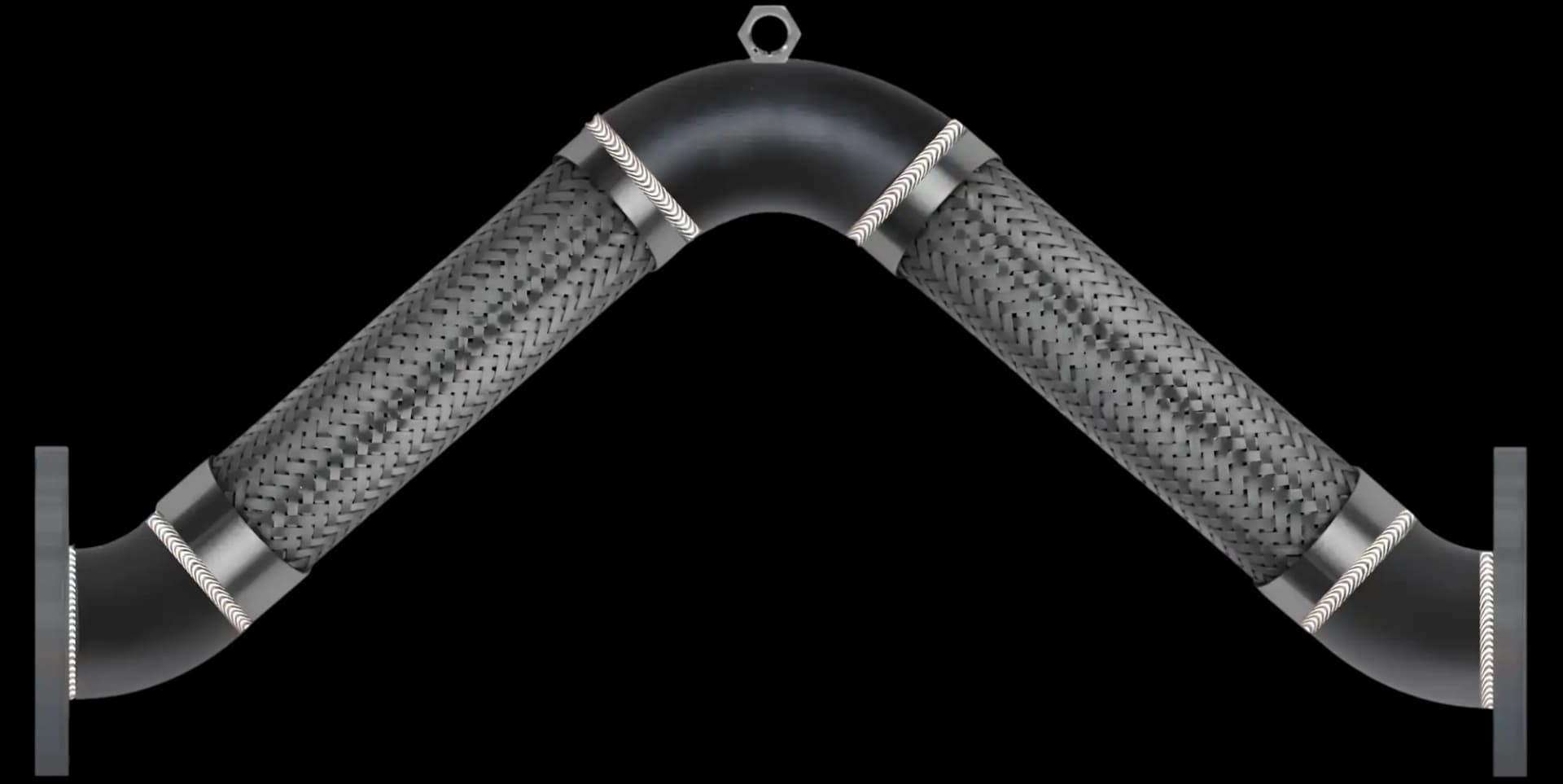 Seismic V-Loop - 150# Flanged - 2" Movement