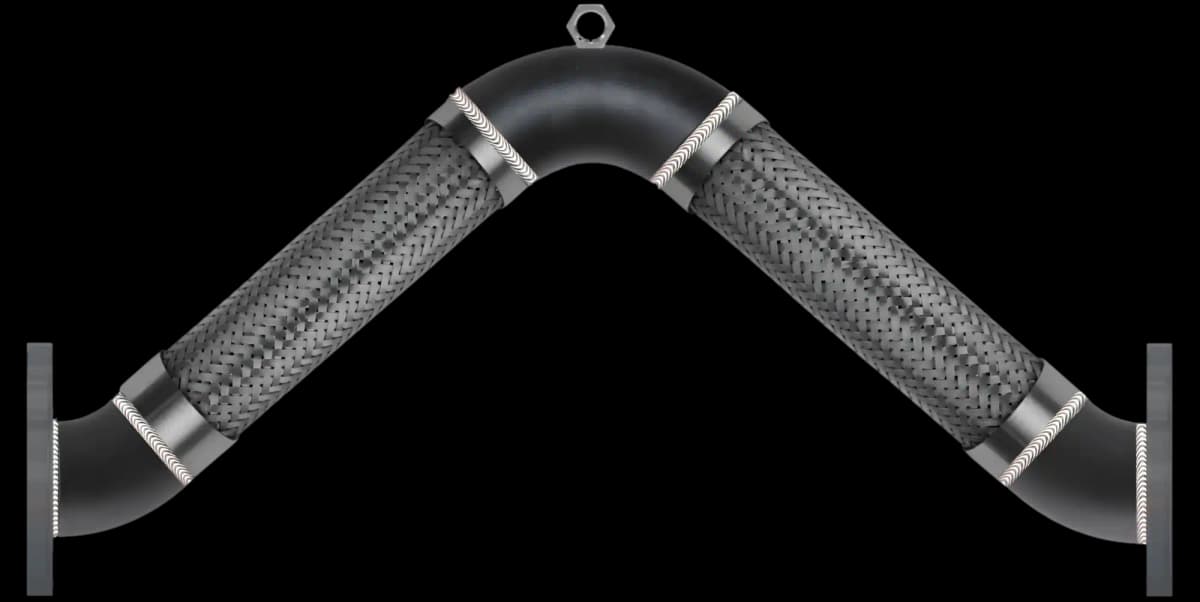 Seismic V-Loop - 150# Flanged - 4" Movement