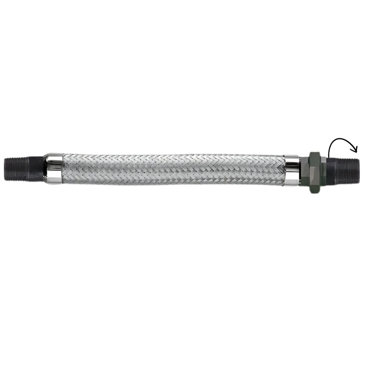Sch.40 Male NPT Threaded Pipe Compensator - Carbon Steel