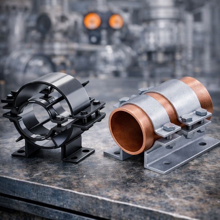 Pipe alignment guide for controlled thermal expansion movement