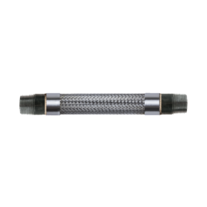 Male NPT to male NPT carbon steel flexible metal hose assembly