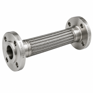 300 lb flanged 316 stainless steel flexible metal hose assembly product image
