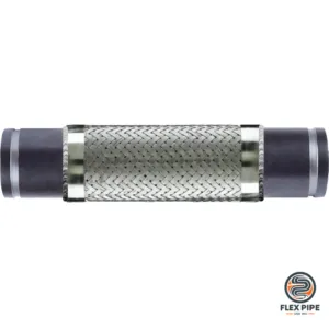 321 stainless steel braided metal hose assembly with grooved ends